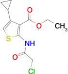 Ethyl 2-(2-chloroacetamido)-4-cyclopropylthiophene-3-carboxylate