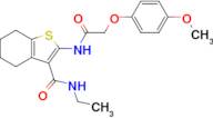 n-Ethyl-2-(2-(4-methoxyphenoxy)acetamido)-4,5,6,7-tetrahydrobenzo[b]thiophene-3-carboxamide