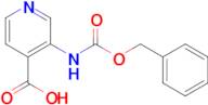 3-(((Benzyloxy)carbonyl)amino)isonicotinic acid