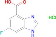6-fluoro-1H-1,3-benzodiazole-4-carboxylic acid hydrochloride