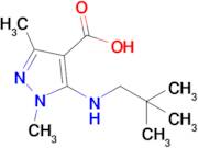 1,3-Dimethyl-5-(neopentylamino)-1h-pyrazole-4-carboxylic acid