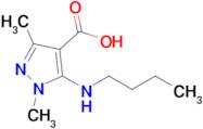 5-(Butylamino)-1,3-dimethyl-1h-pyrazole-4-carboxylic acid