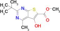 Methyl 2-(tert-butyl)-5-hydroxy-4-methylthieno[2,3-d]pyrimidine-6-carboxylate