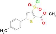 Methyl 3-(chlorosulfonyl)-5-(p-tolyl)thiophene-2-carboxylate