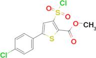 Methyl 5-(4-chlorophenyl)-3-(chlorosulfonyl)thiophene-2-carboxylate