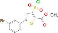 Methyl 5-(3-bromophenyl)-3-(chlorosulfonyl)thiophene-2-carboxylate