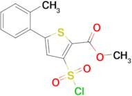 Methyl 3-(chlorosulfonyl)-5-(o-tolyl)thiophene-2-carboxylate