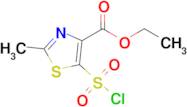 Ethyl 5-(chlorosulfonyl)-2-methylthiazole-4-carboxylate