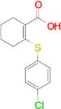 2-((4-Chlorophenyl)thio)cyclohex-1-ene-1-carboxylic acid