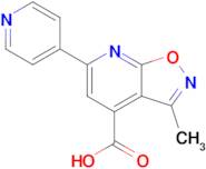 3-Methyl-6-(pyridin-4-yl)isoxazolo[5,4-b]pyridine-4-carboxylic acid