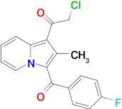 2-Chloro-1-(3-(4-fluorobenzoyl)-2-methylindolizin-1-yl)ethan-1-one