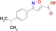 3-(4-Isopropylphenyl)isoxazole-5-carboxylic acid