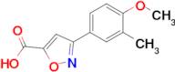 3-(4-Methoxy-3-methylphenyl)isoxazole-5-carboxylic acid