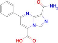 8-Carbamoyl-2-phenylimidazo[1,5-a]pyrimidine-4-carboxylic acid