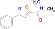 n,n-Dimethyl-3-phenylisoxazole-5-carboxamide