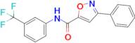 3-Phenyl-N-(3-(trifluoromethyl)phenyl)isoxazole-5-carboxamide