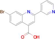 7-Bromo-2-(pyridin-3-yl)quinoline-4-carboxylic acid