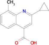 2-Cyclopropyl-8-methylquinoline-4-carboxylic acid