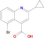 5-Bromo-2-cyclopropylquinoline-4-carboxylic acid