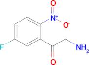 2-Amino-1-(5-fluoro-2-nitrophenyl)ethan-1-one