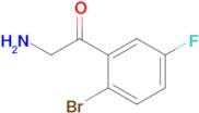 2-Amino-1-(2-bromo-5-fluorophenyl)ethan-1-one