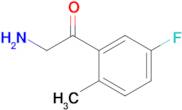 2-Amino-1-(5-fluoro-2-methylphenyl)ethan-1-one