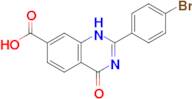 2-(4-bromophenyl)-4-oxo-1,4-dihydroquinazoline-7-carboxylic acid