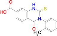 3-(2-methylphenyl)-4-oxo-2-sulfanylidene-1,2,3,4-tetrahydroquinazoline-7-carboxylic acid