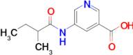 5-(2-Methylbutanamido)nicotinic acid