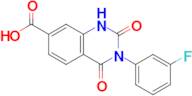 3-(3-Fluorophenyl)-2,4-dioxo-1,2,3,4-tetrahydroquinazoline-7-carboxylic acid