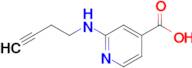 2-(But-3-yn-1-ylamino)isonicotinic acid