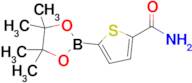 5-(4,4,5,5-Tetramethyl-1,3,2-dioxaborolan-2-yl)thiophene-2-carboxamide