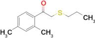 1-(2,4-Dimethylphenyl)-2-(propylthio)ethan-1-one