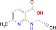 6-Methyl-2-(prop-2-yn-1-ylamino)nicotinic acid