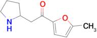 1-(5-Methylfuran-2-yl)-2-(pyrrolidin-2-yl)ethan-1-one