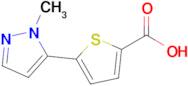 5-(1-Methyl-1h-pyrazol-5-yl)thiophene-2-carboxylic acid