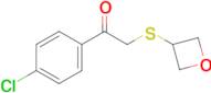 1-(4-Chlorophenyl)-2-(oxetan-3-ylthio)ethan-1-one