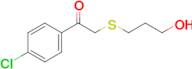 1-(4-Chlorophenyl)-2-((3-hydroxypropyl)thio)ethan-1-one