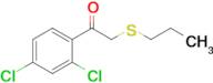 1-(2,4-Dichlorophenyl)-2-(propylthio)ethan-1-one