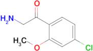 2-Amino-1-(4-chloro-2-methoxyphenyl)ethan-1-one