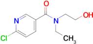 6-Chloro-N-ethyl-N-(2-hydroxyethyl)nicotinamide