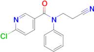 6-Chloro-N-(2-cyanoethyl)-N-phenylnicotinamide