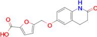 5-(((2-Oxo-1,2,3,4-tetrahydroquinolin-6-yl)oxy)methyl)furan-2-carboxylic acid