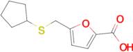 5-((Cyclopentylthio)methyl)furan-2-carboxylic acid