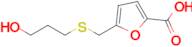 5-(((3-Hydroxypropyl)thio)methyl)furan-2-carboxylic acid