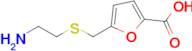 5-(((2-Aminoethyl)thio)methyl)furan-2-carboxylic acid