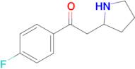 1-(4-Fluorophenyl)-2-(pyrrolidin-2-yl)ethan-1-one