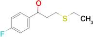 3-(Ethylthio)-1-(4-fluorophenyl)propan-1-one