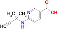 6-((2-Methylbut-3-yn-2-yl)amino)nicotinic acid