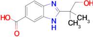 2-(1-hydroxy-2-methylpropan-2-yl)-1H-1,3-benzodiazole-6-carboxylic acid